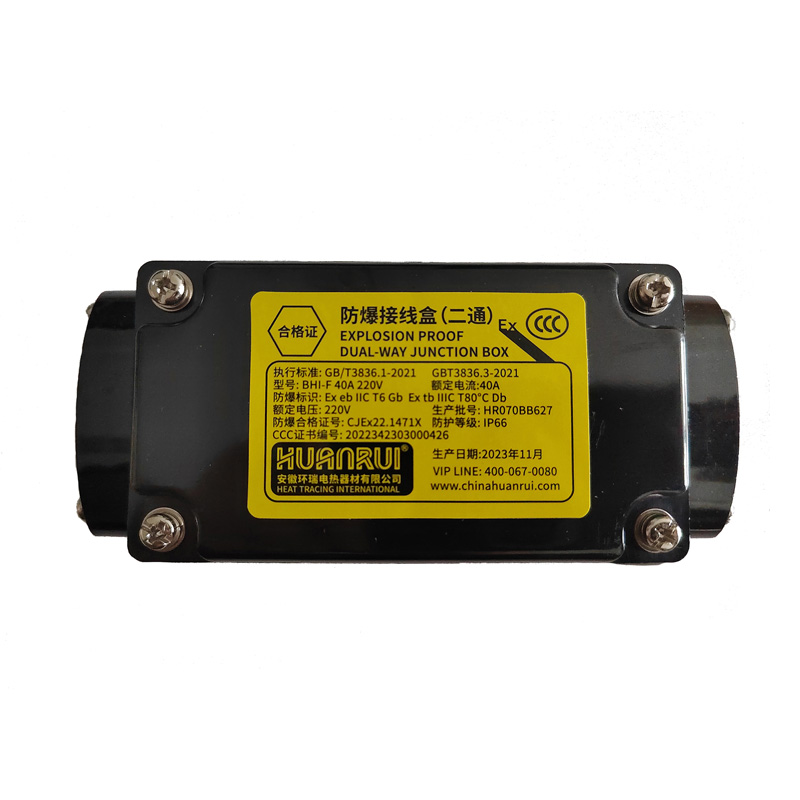 Scatola di derivazione bidirezionale antideflagrante per riscaldamento elettrico BHI